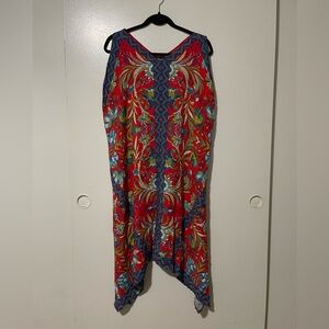 Jealous Tomato multicolor dress 100% rayon large